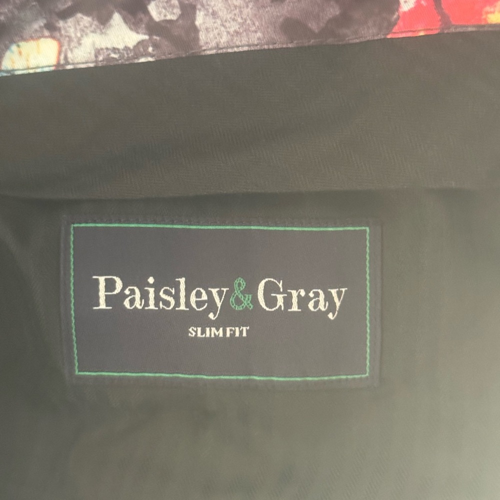 Paisley & Gray Dark Gray Slim Fit Jacket